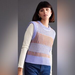 Anthropologie Selected Femme Cruise Knit Vest